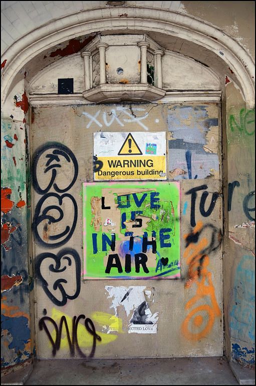 Graffiti on Brighton Hippodrome Wall